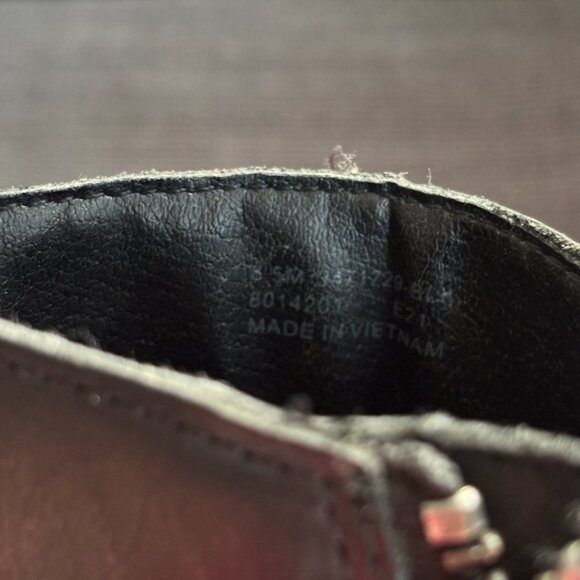 FRYE Jennifer Women Black Leather Almond Toe Ankle Booties 3471729 - Picture 5 of 5